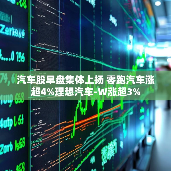 汽车股早盘集体上扬 零跑汽车涨超4%理想汽车-W涨超3%