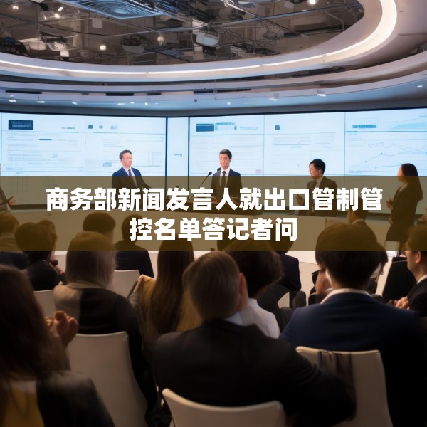 商务部新闻发言人就出口管制管控名单答记者问