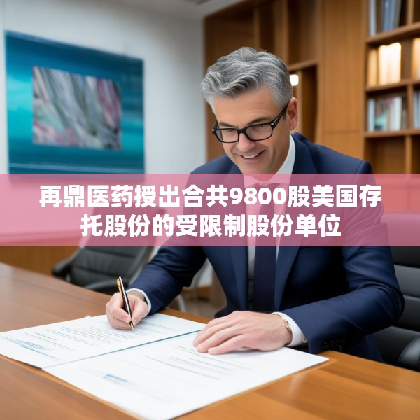 再鼎医药授出合共9800股美国存托股份的受限制股份单位