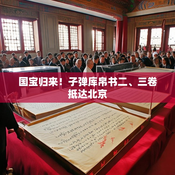国宝归来！子弹库帛书二、三卷抵达北京