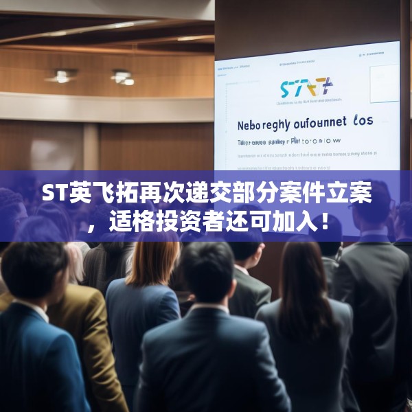 ST英飞拓再次递交部分案件立案，适格投资者还可加入！