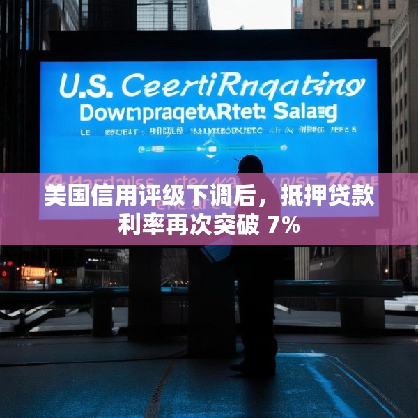 美国信用评级下调后，抵押贷款利率再次突破 7%