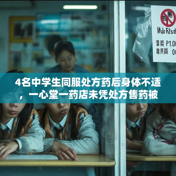 4名中学生同服处方药后身体不适，一心堂一药店未凭处方售药被罚1万元