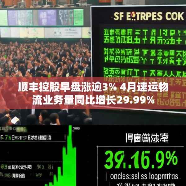 顺丰控股早盘涨逾3% 4月速运物流业务量同比增长29.99%
