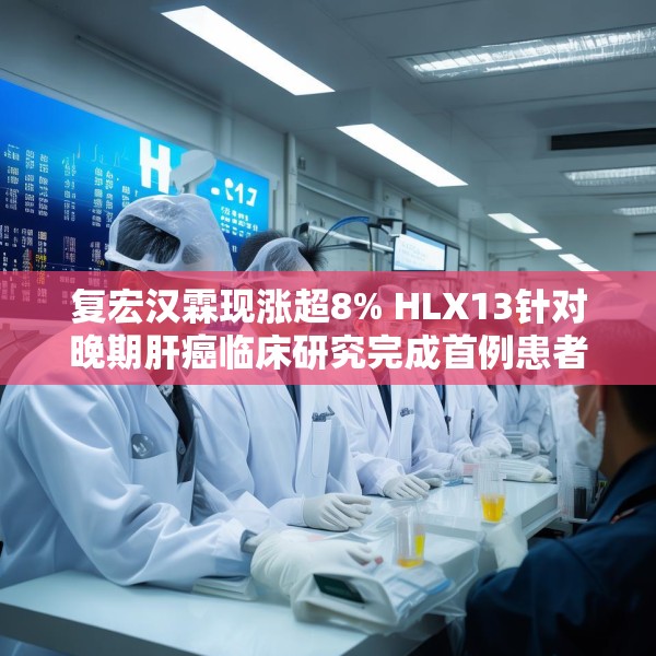 复宏汉霖现涨超8% HLX13针对晚期肝癌临床研究完成首例患者给药
