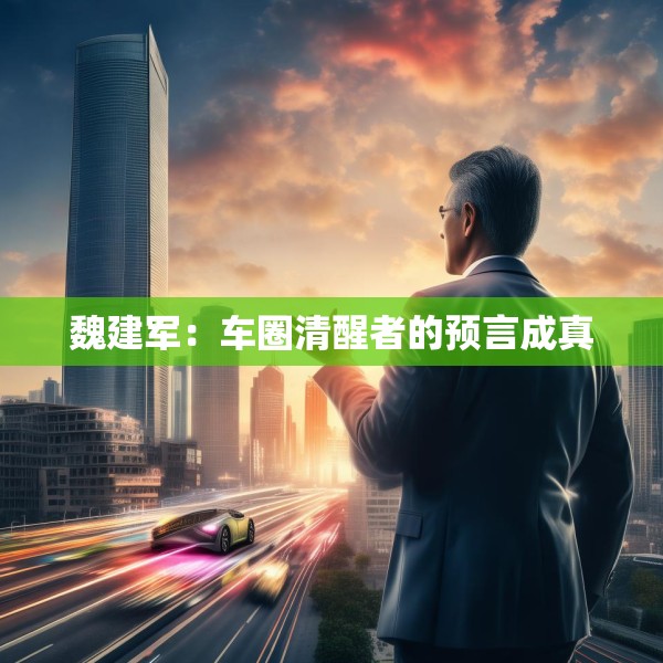 魏建军：车圈清醒者的预言成真