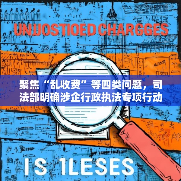聚焦“乱收费”等四类问题，司法部明确涉企行政执法专项行动目标