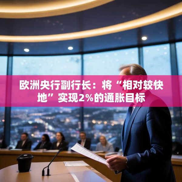 欧洲央行副行长：将“相对较快地”实现2%的通胀目标