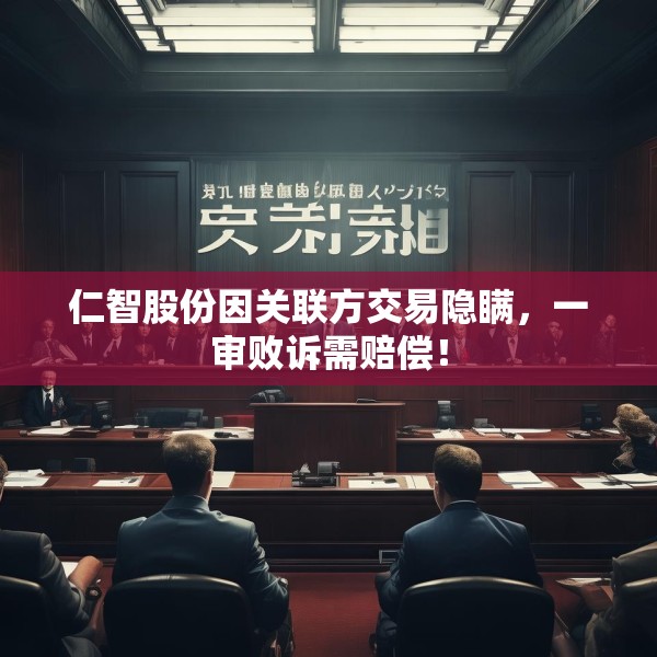 仁智股份因关联方交易隐瞒，一审败诉需赔偿！