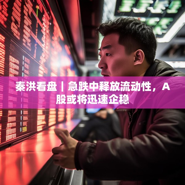 秦洪看盘｜急跌中释放流动性，A股或将迅速企稳