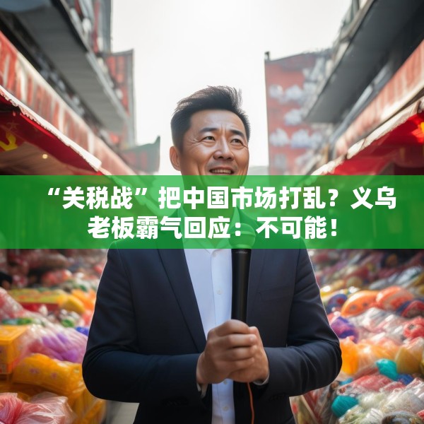 “关税战”把中国市场打乱？义乌老板霸气回应：不可能！