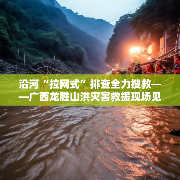 沿河“拉网式”排查全力搜救——广西龙胜山洪灾害救援现场见闻
