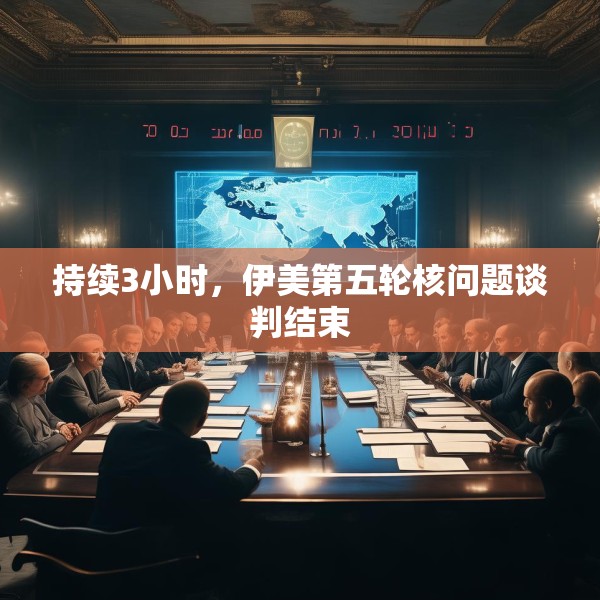 持续3小时，伊美第五轮核问题谈判结束