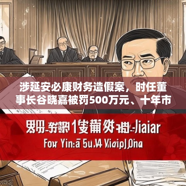 涉延安必康财务造假案，时任董事长谷晓嘉被罚500万元、十年市场禁入