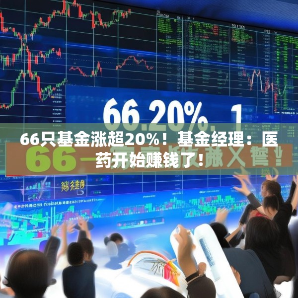 66只基金涨超20%！基金经理：医药开始赚钱了！