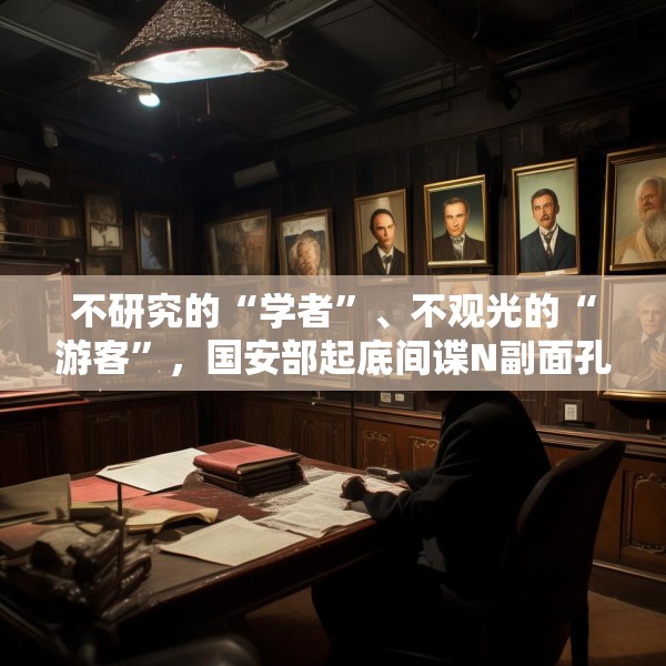 不研究的“学者”、不观光的“游客”，国安部起底间谍N副面孔
