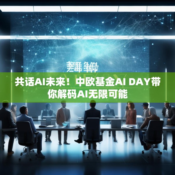 共话AI未来！中欧基金AI DAY带你解码AI无限可能