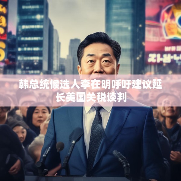 韩总统候选人李在明呼吁建议延长美国关税谈判