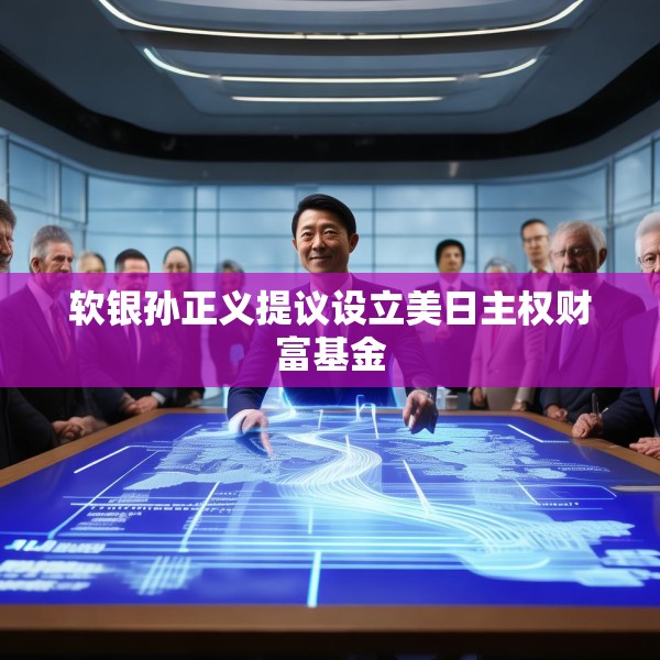 软银孙正义提议设立美日主权财富基金