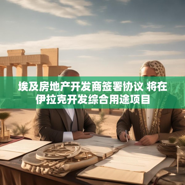 埃及房地产开发商签署协议 将在伊拉克开发综合用途项目
