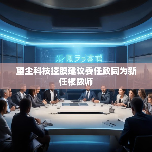 望尘科技控股建议委任致同为新任核数师