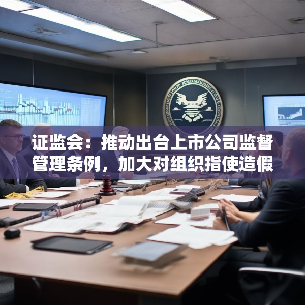证监会：推动出台上市公司监督管理条例，加大对组织指使造假、资金占用等违法行为的打击力度