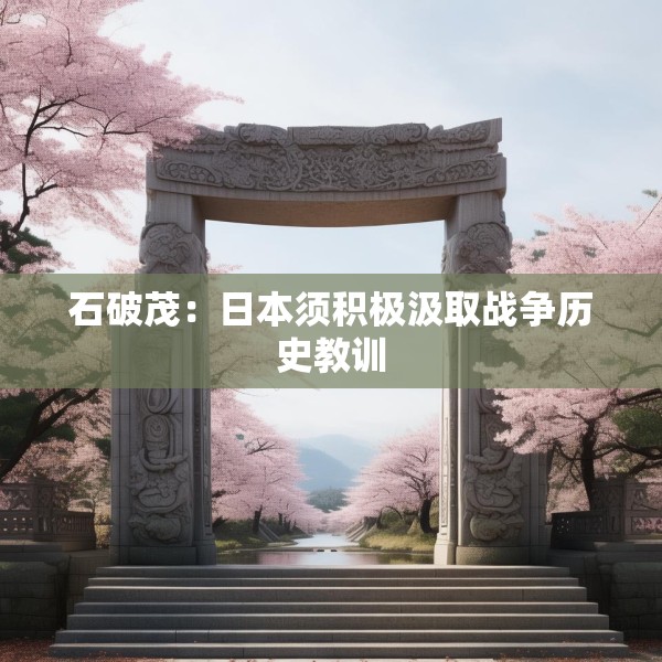 石破茂：日本须积极汲取战争历史教训