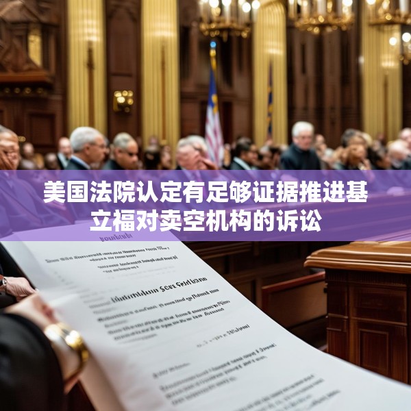 美国法院认定有足够证据推进基立福对卖空机构的诉讼