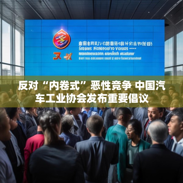 反对“内卷式”恶性竞争 中国汽车工业协会发布重要倡议