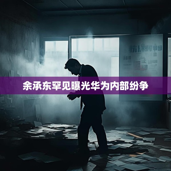 余承东罕见曝光华为内部纷争