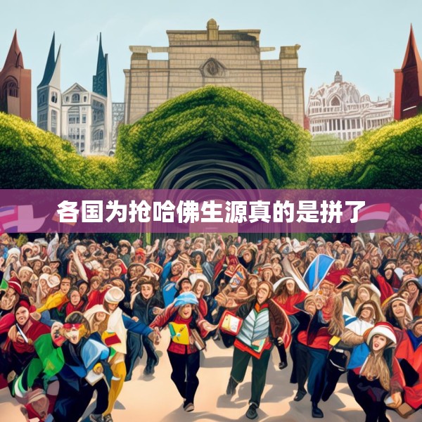 各国为抢哈佛生源真的是拼了