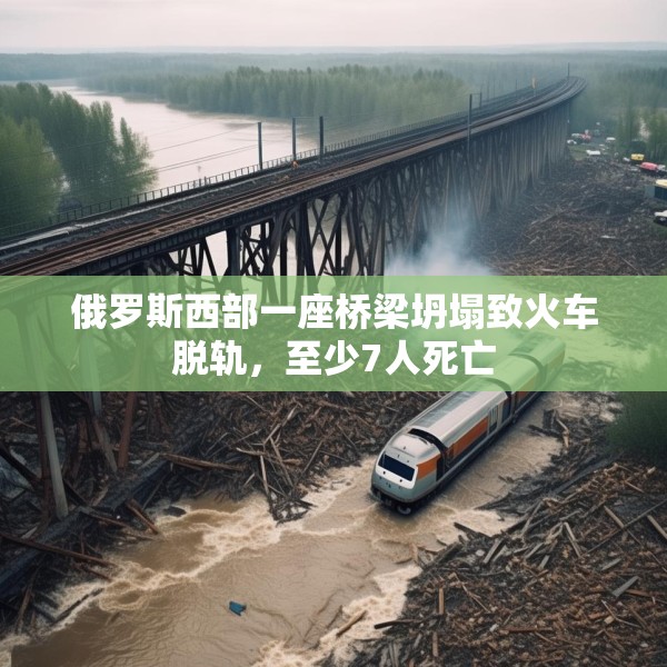 俄罗斯西部一座桥梁坍塌致火车脱轨，至少7人死亡