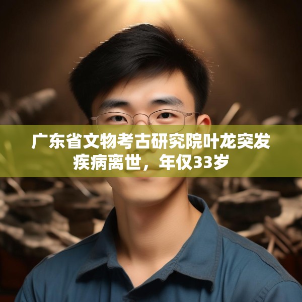 广东省文物考古研究院叶龙突发疾病离世，年仅33岁