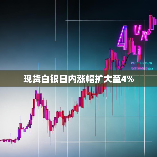 现货白银日内涨幅扩大至4%