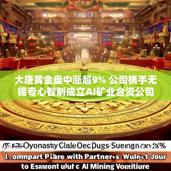 大唐黄金盘中涨超9% 公司携手无锡专心智制成立AI矿业合资公司