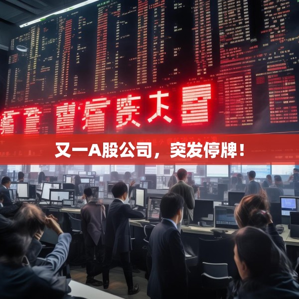 又一A股公司，突发停牌！