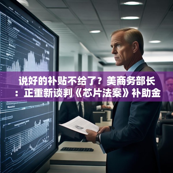 说好的补贴不给了？美商务部长：正重新谈判《芯片法案》补助金