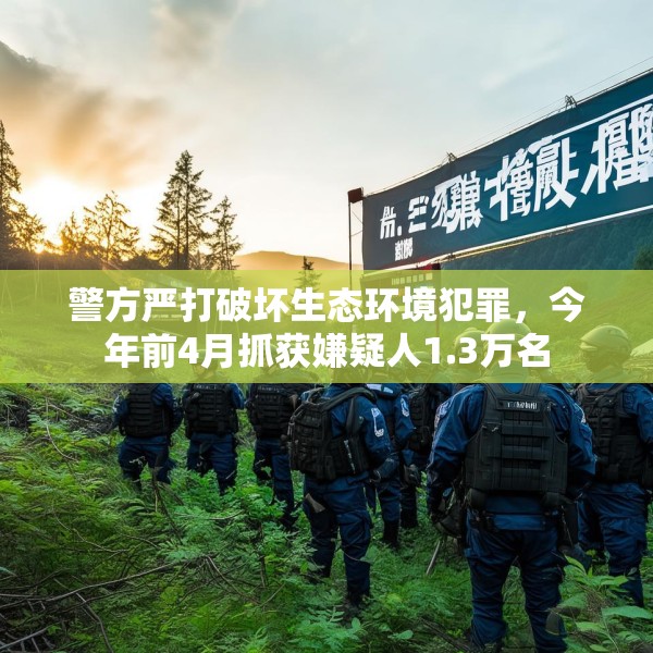 警方严打破坏生态环境犯罪，今年前4月抓获嫌疑人1.3万名