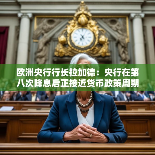 欧洲央行行长拉加德：央行在第八次降息后正接近货币政策周期尾声