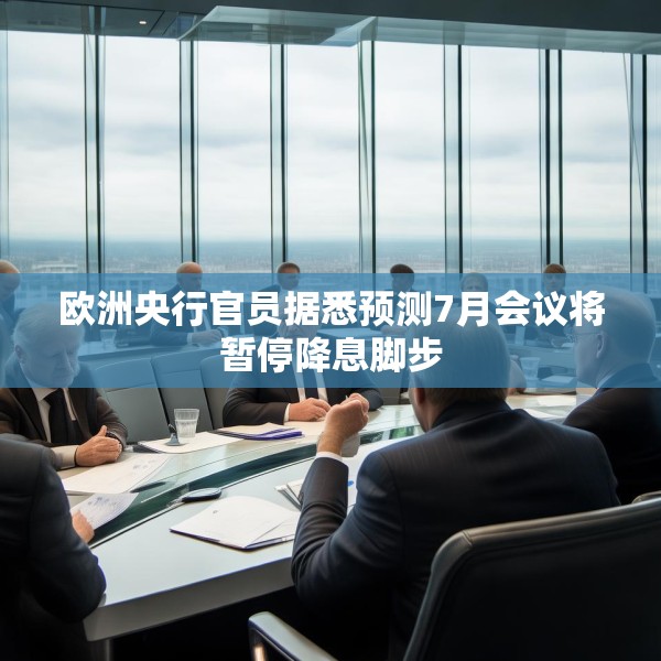 欧洲央行官员据悉预测7月会议将暂停降息脚步