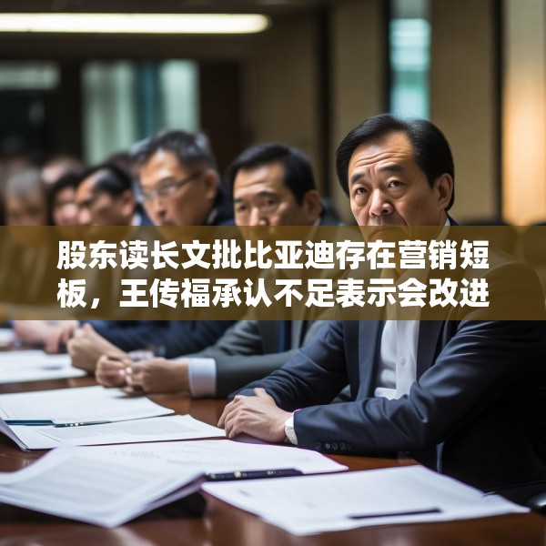 股东读长文批比亚迪存在营销短板，王传福承认不足表示会改进