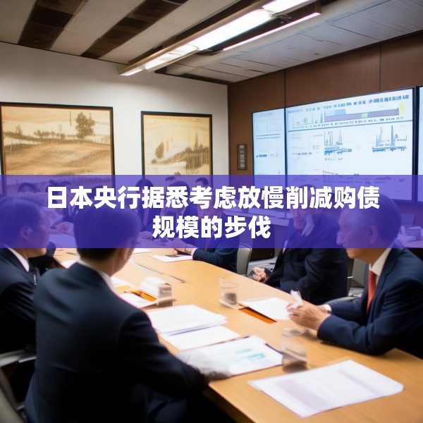 日本央行据悉考虑放慢削减购债规模的步伐