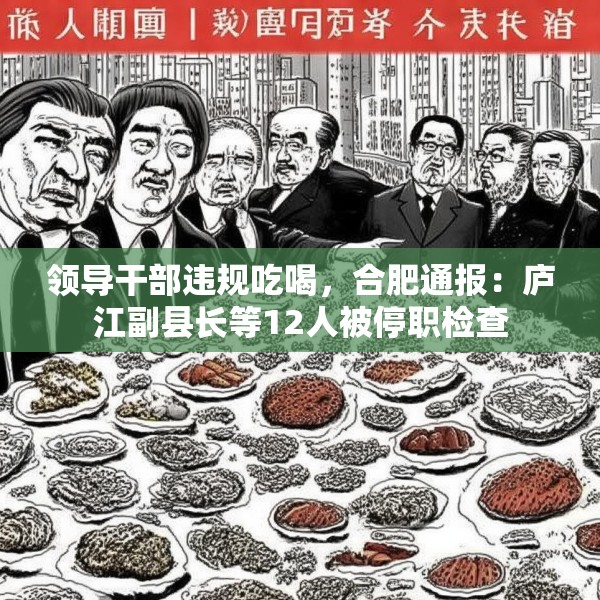 领导干部违规吃喝，合肥通报：庐江副县长等12人被停职检查