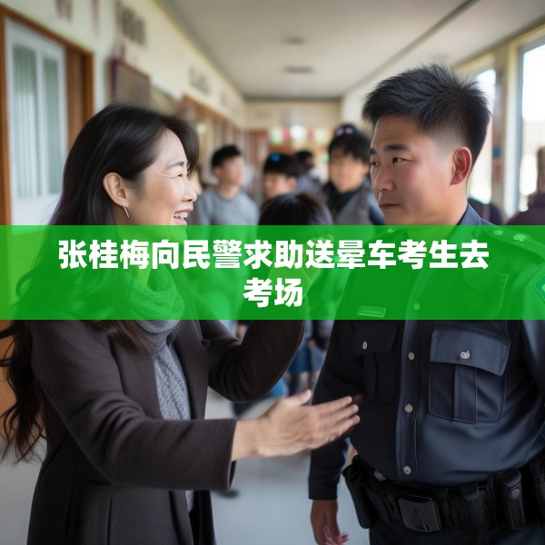张桂梅向民警求助送晕车考生去考场