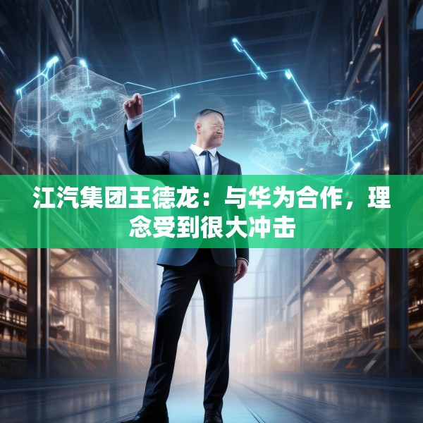 江汽集团王德龙：与华为合作，理念受到很大冲击