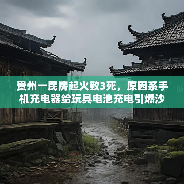 贵州一民房起火致3死，原因系手机充电器给玩具电池充电引燃沙发