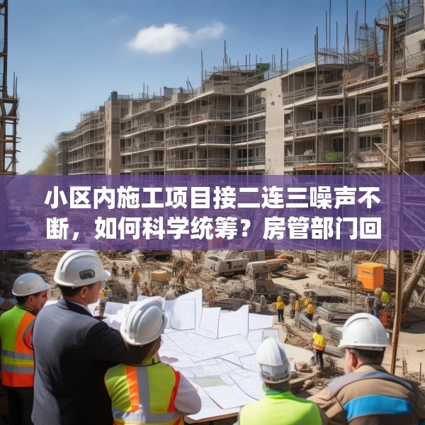 小区内施工项目接二连三噪声不断，如何科学统筹？房管部门回应