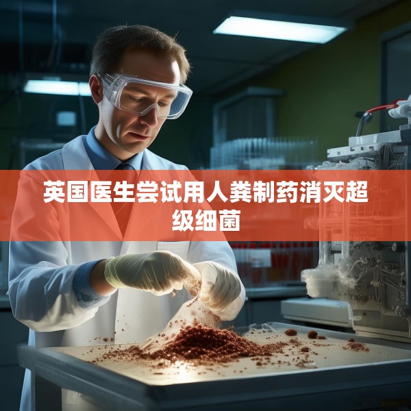 英国医生尝试用人粪制药消灭超级细菌