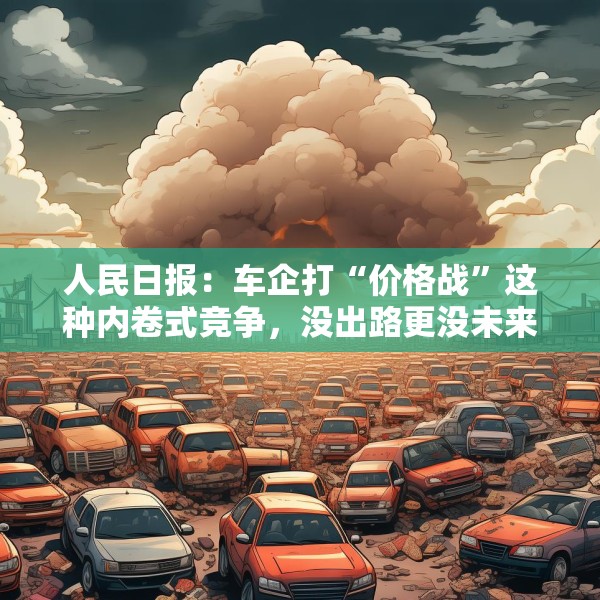 人民日报：车企打“价格战”这种内卷式竞争，没出路更没未来