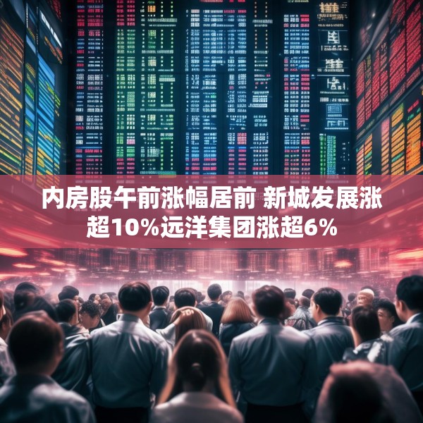 内房股午前涨幅居前 新城发展涨超10%远洋集团涨超6%